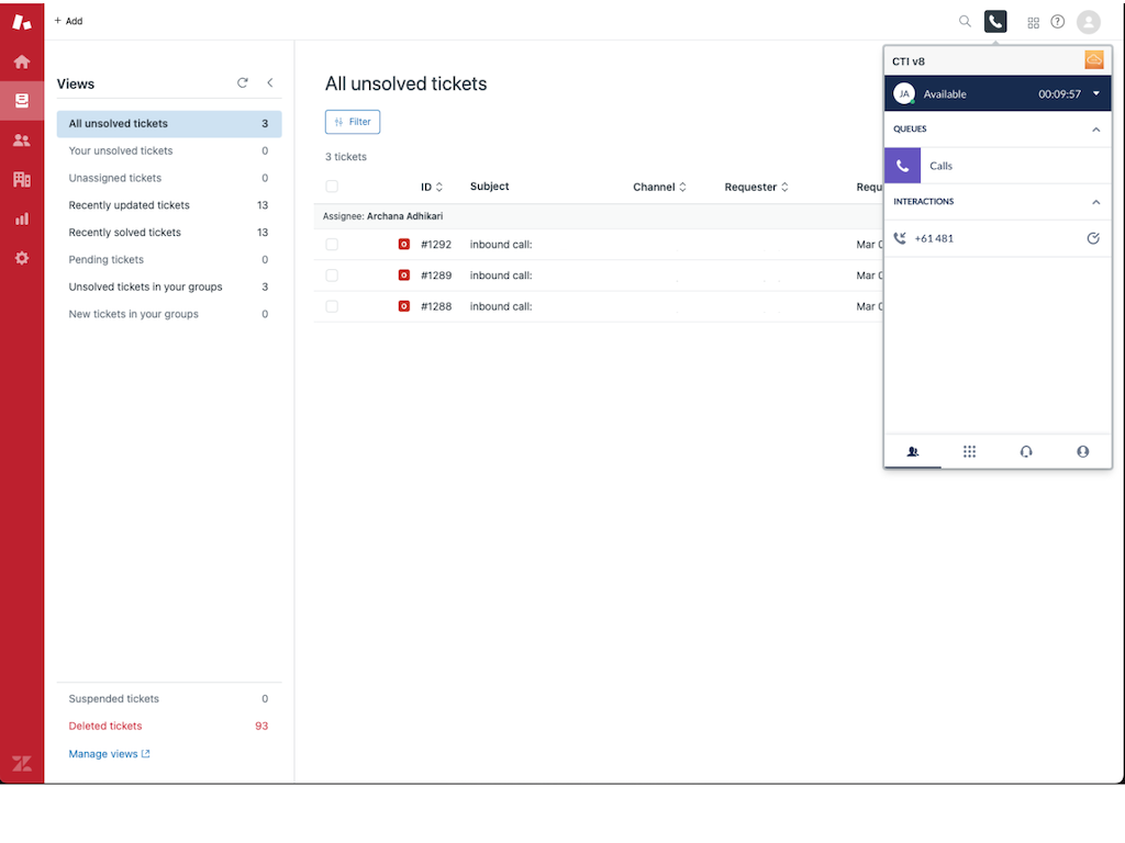 IPscape CTI Adaptor screenshot 1